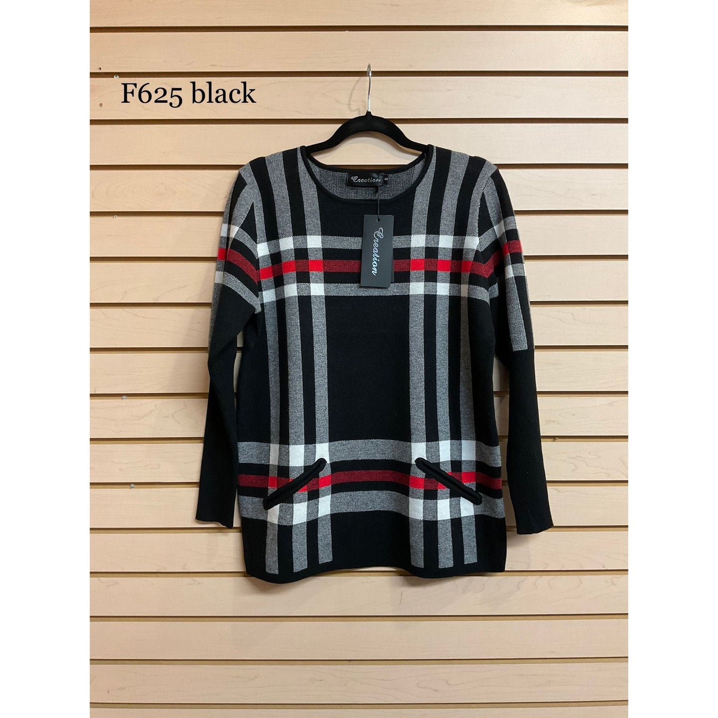 Striped Sweater - Black or White