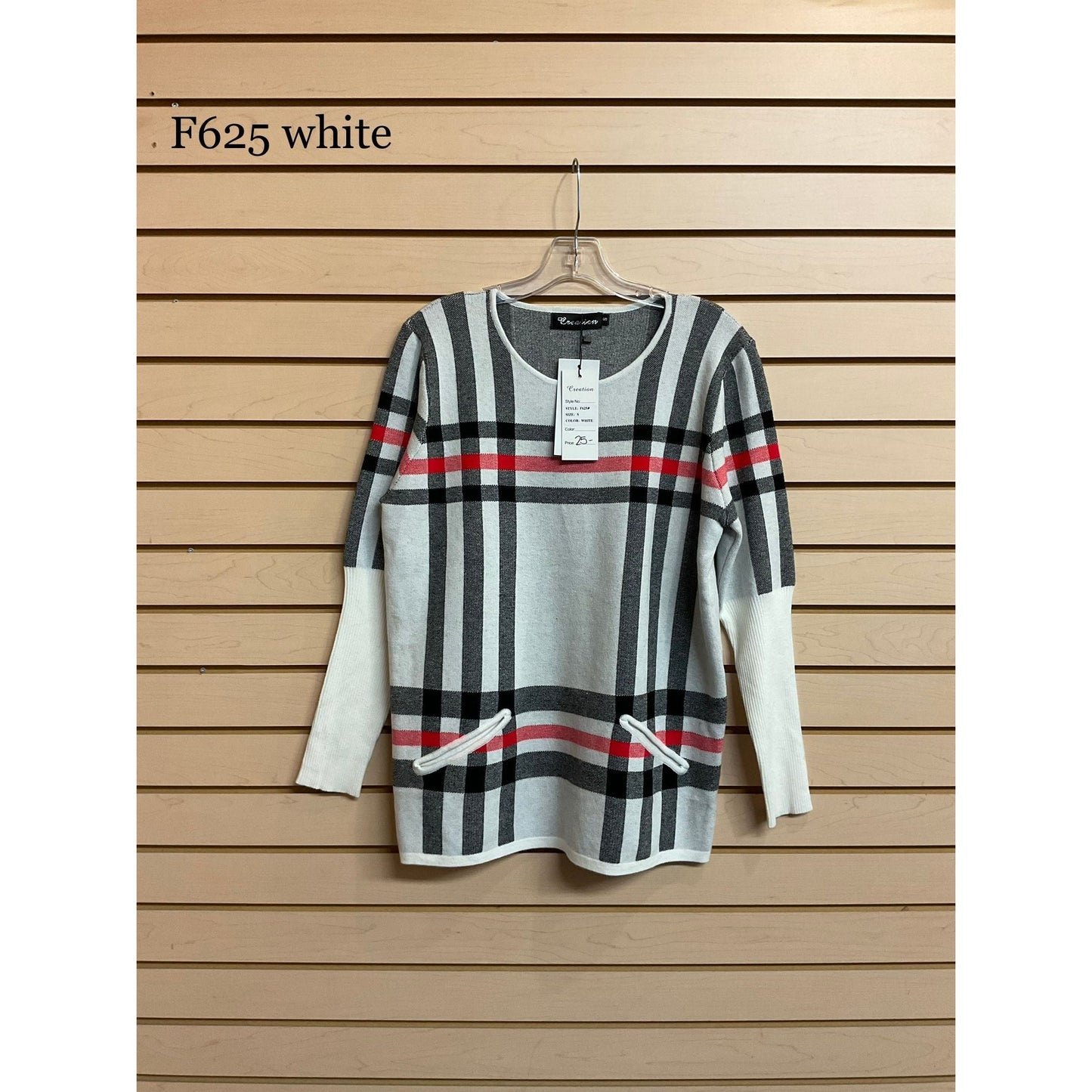 Striped Sweater - Black or White