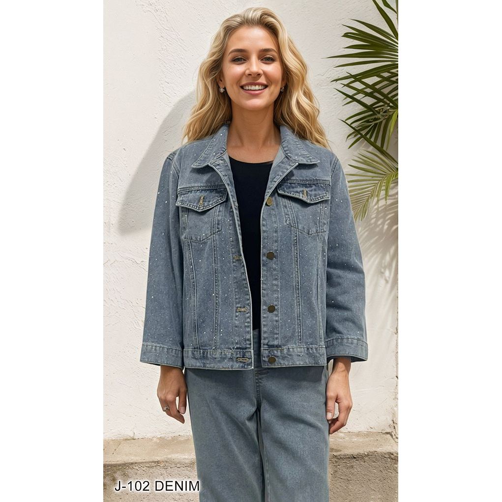 Sparkle Denim Jacket