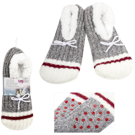 Canadiana Sherpa Lined Slippers