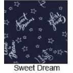 Ladies Short Sleeve Printed Night Shirt