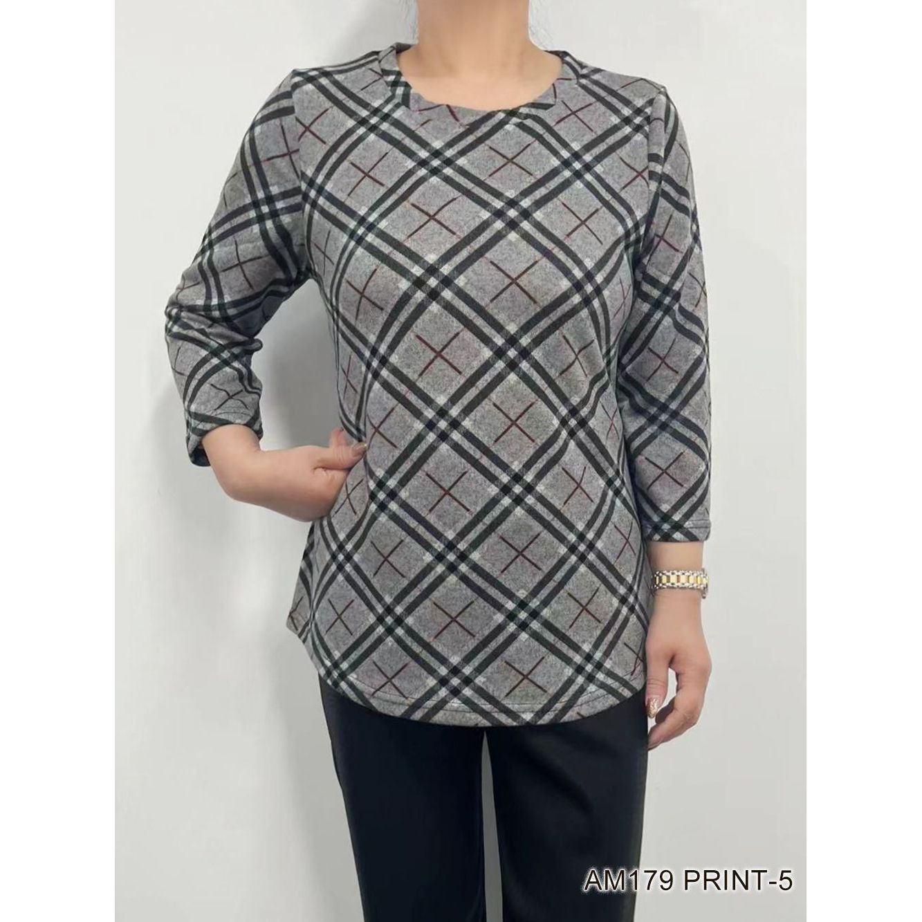 Printed Soft Top (Straight Hem - Various Patterns