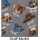 Ladies Short Sleeve Printed Night Shirt