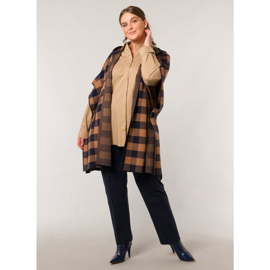 Fall Style Plaid -Hooded Coverup/Cardigan