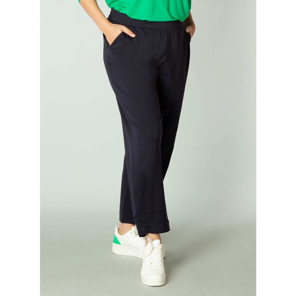 Pull On Snap Cuff Pant - Plus
