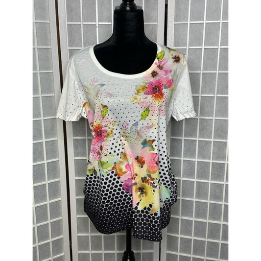 Tee ShFlowersirt- Dots &