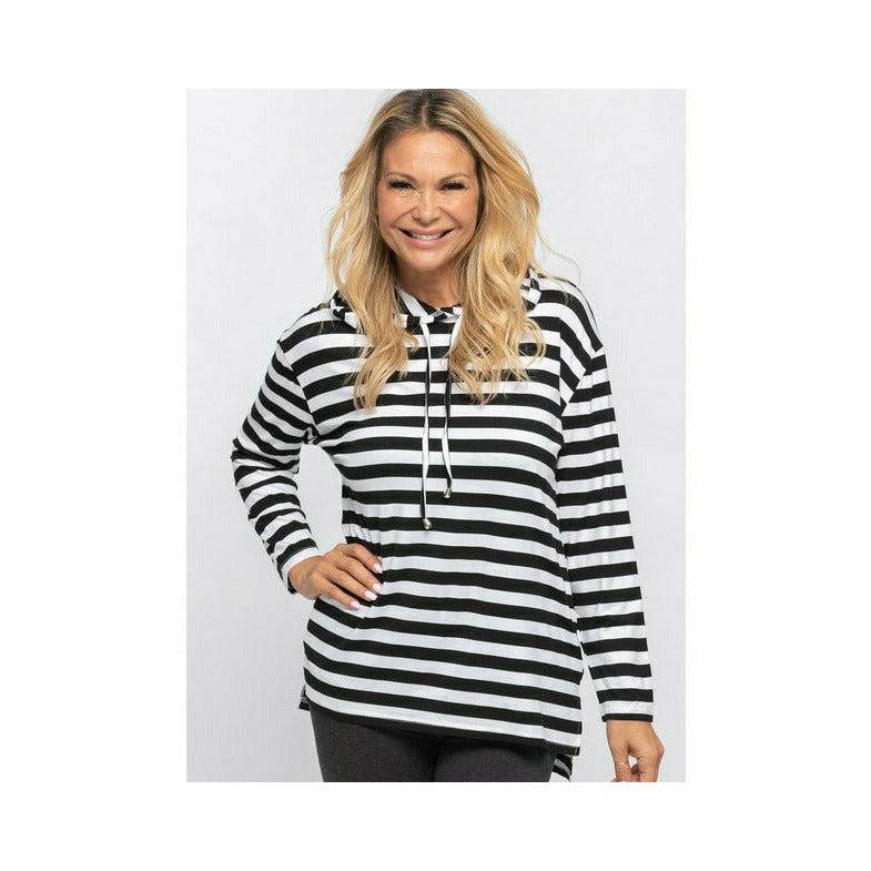 Summer Hoodie with Stripes