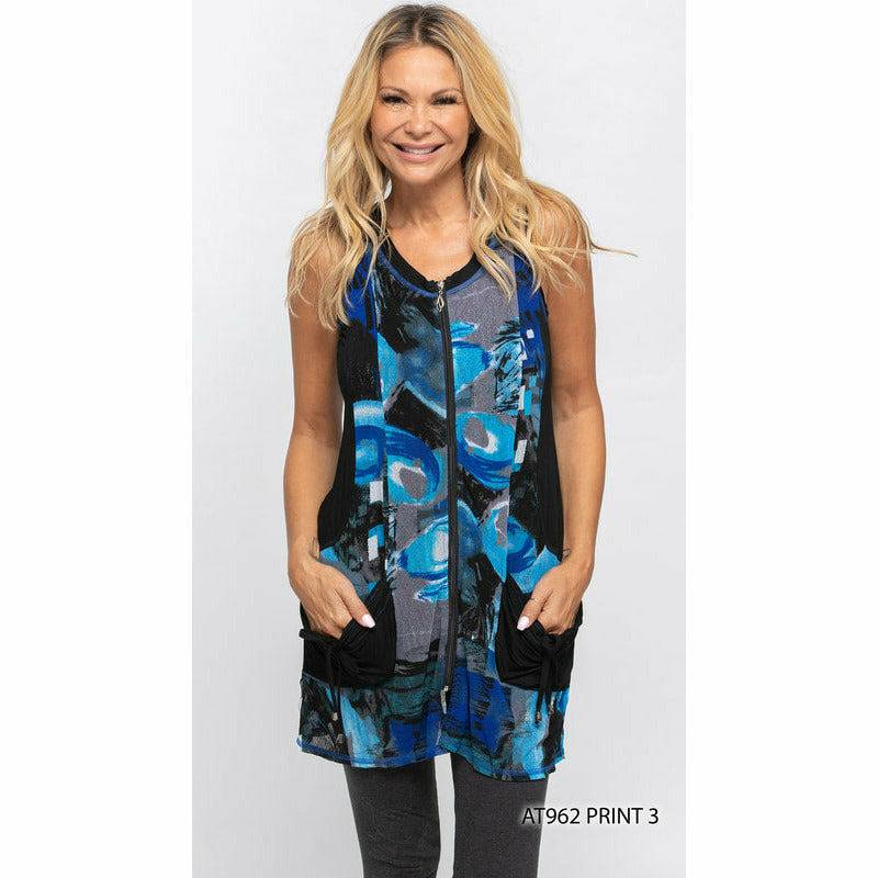 Zipper Vest/Tunic with Pockets